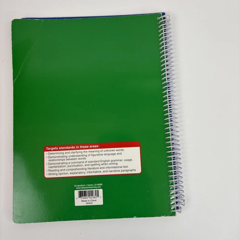 2 Set Of Daily  Math & Language‎ Practice Journals Grades 5, Unused